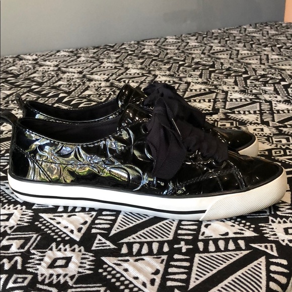 Coach Suzzy Black Size 7 Tennis Shoes - Picture 3 of 4